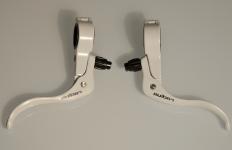 white brake levers