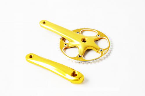 Colour fixie fixed gear crankset
