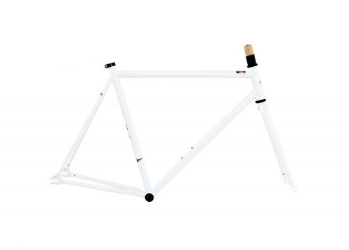 Single Speed Frameset White