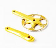 Colour fixie fixed gear crankset