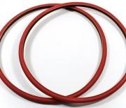 Fixie red tires