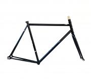 Single Speed Frameset Black