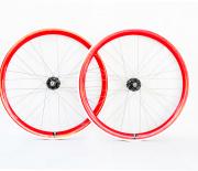Single brand wheelset for fixie bikes Red Single Speed wheelset